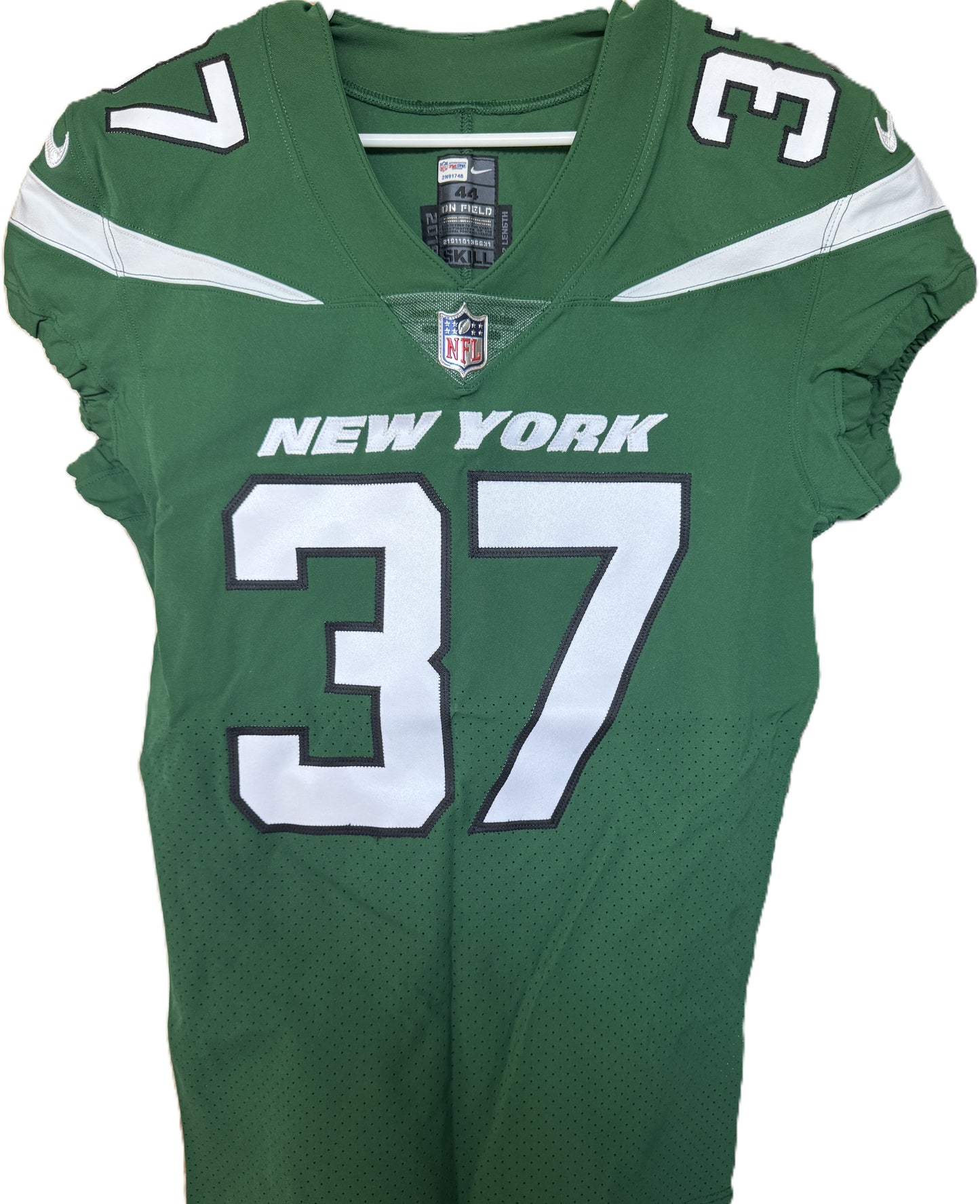 Bryce Hall Hand Signed AUTHENTIC πͺ New York Jets Jersey π Also includes Professional Sports Authenticator COA π‘οΈ