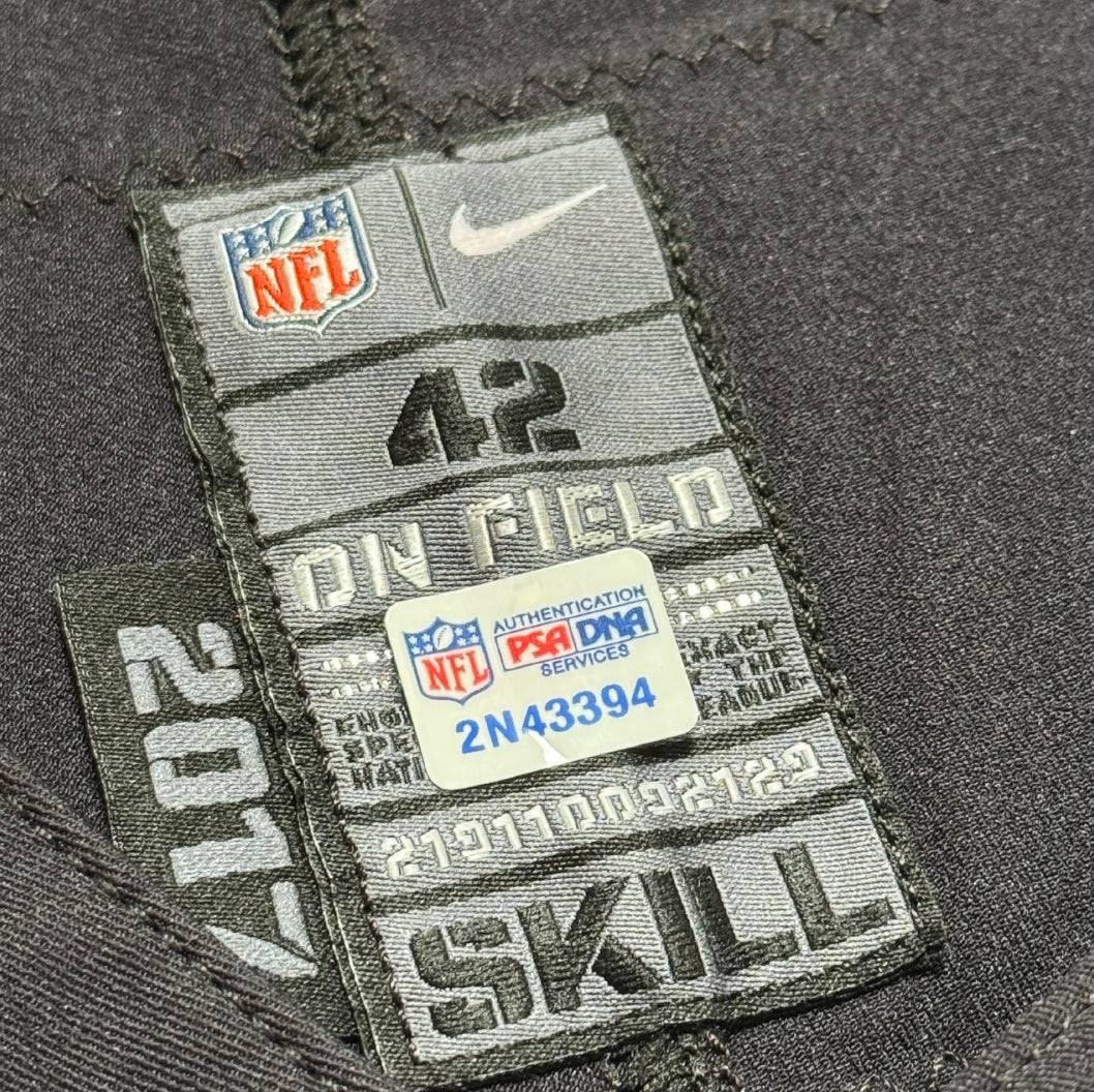 Amari Cooper GAME WORN 💪 11.19.17 Oakland Raiders⚫⚪Nike NFL Jersey 👕 vs. Patriots inc. COA 🛡️
