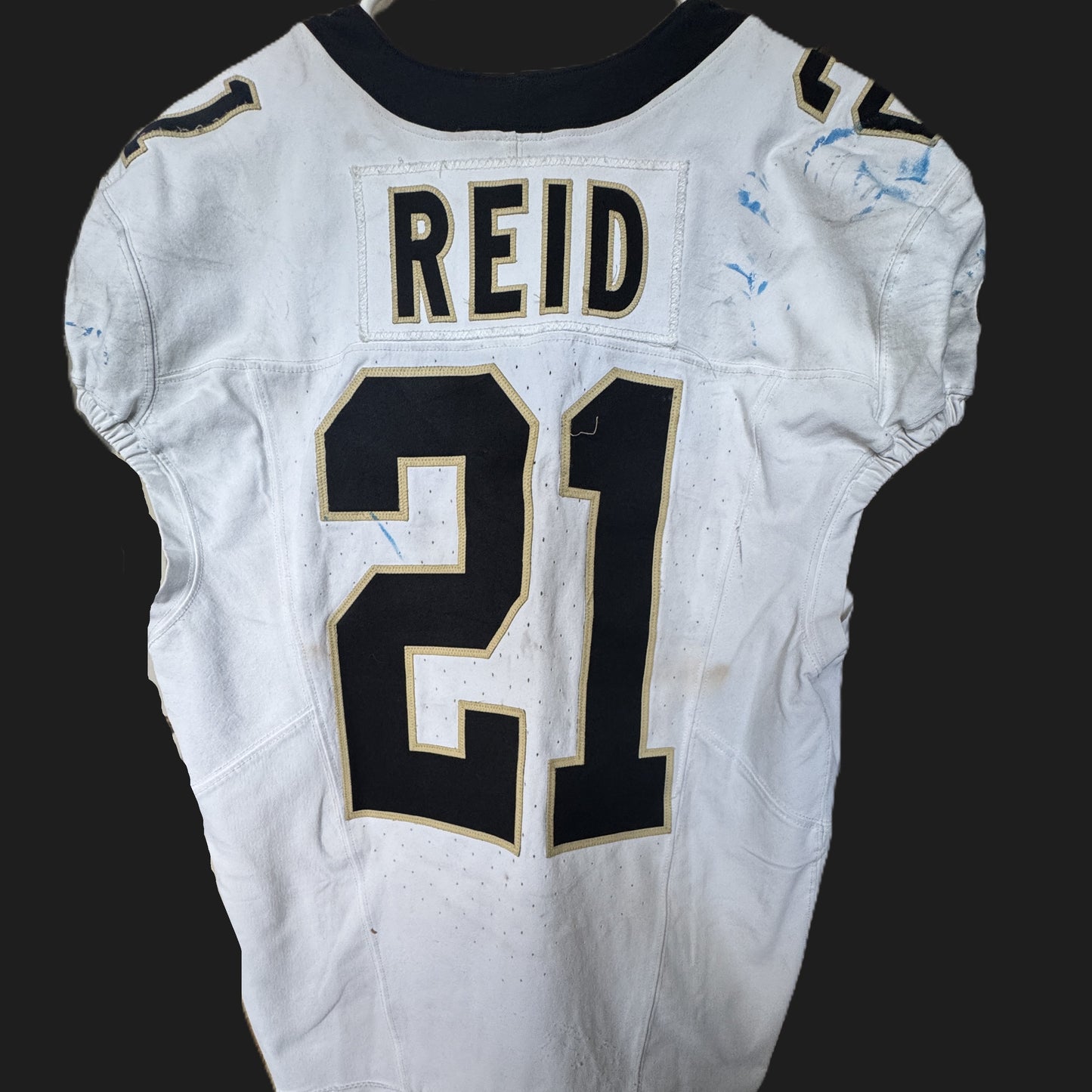 Justin Reid GAME WORN ๐ช 11/02/25 PHOTO MATCHED ๐ธ Saints NFL Jersey ๐ฝ vs Rams Includes Proof of Authenticity ๐ก๏ธ