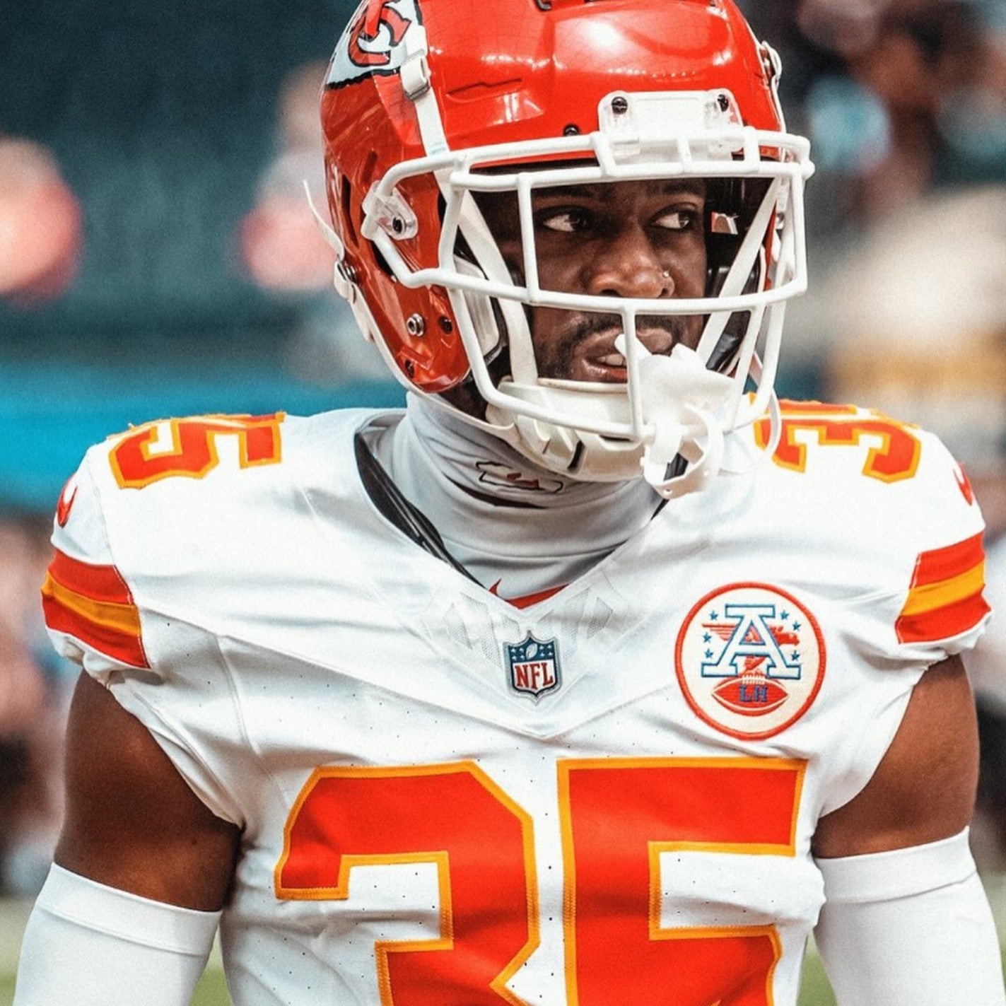 Jaylen Watson GAME WORN 11/16/25 Kansas City Chiefs Nike NFL Jersey vs Denver Broncos Also includes COA