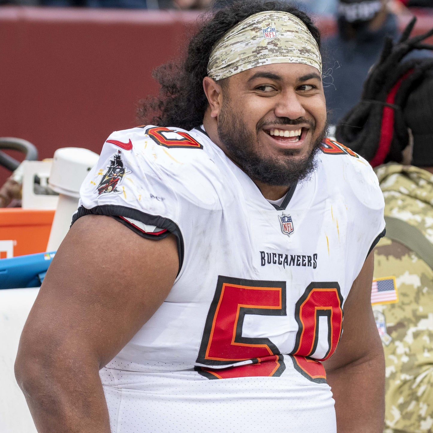 Vita Vea GAME-ISSUED💪Tampa Bay Buccaneers On-Field Nike NFL Jersey🎽Inc.COA📄