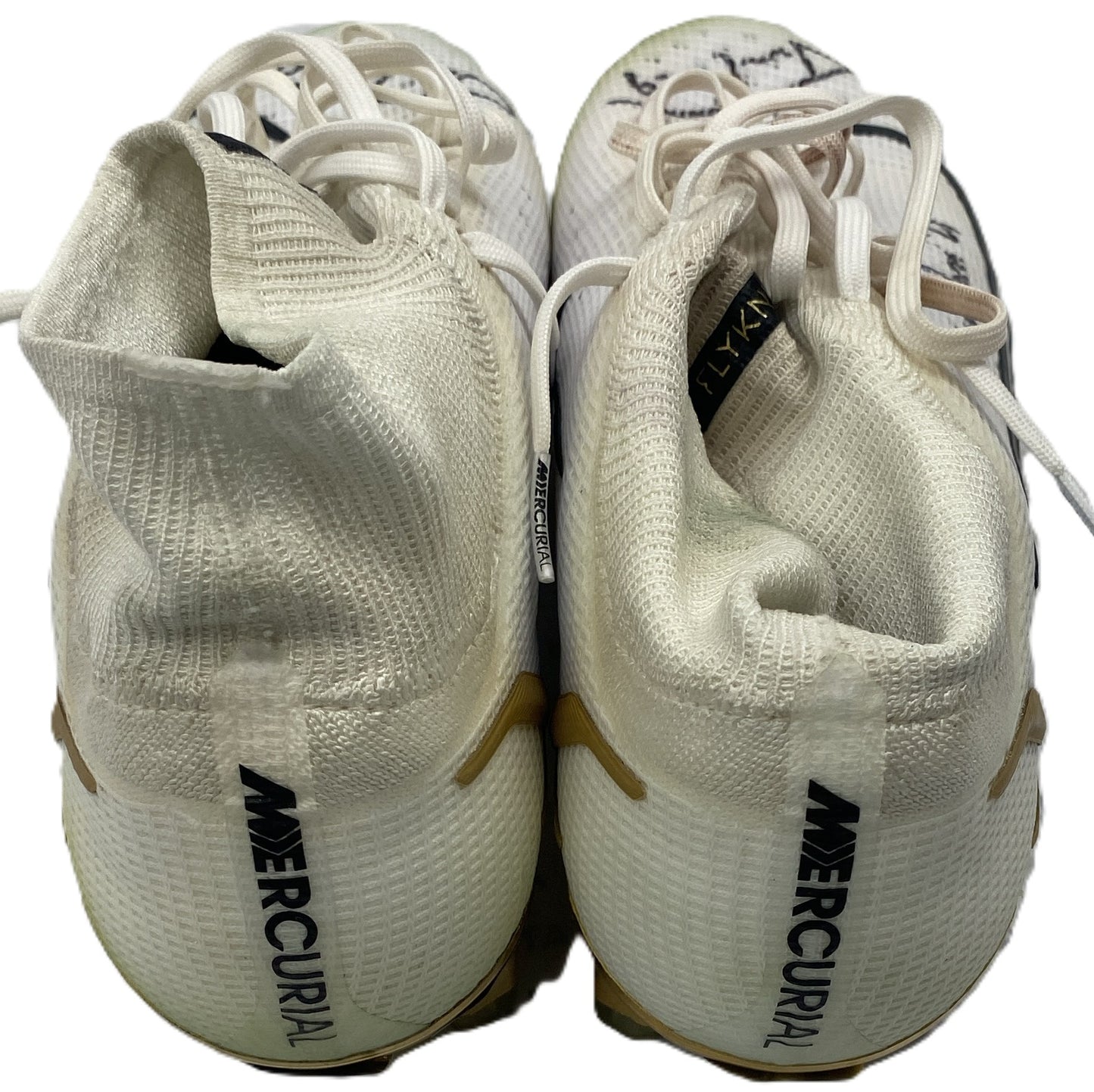 Justin Tucker Signed βοΈ + Inscribed GAME WORN πͺ NFL Cleats π 21-22 Season Baltimore Ravens π Also includes COA π‘οΈ