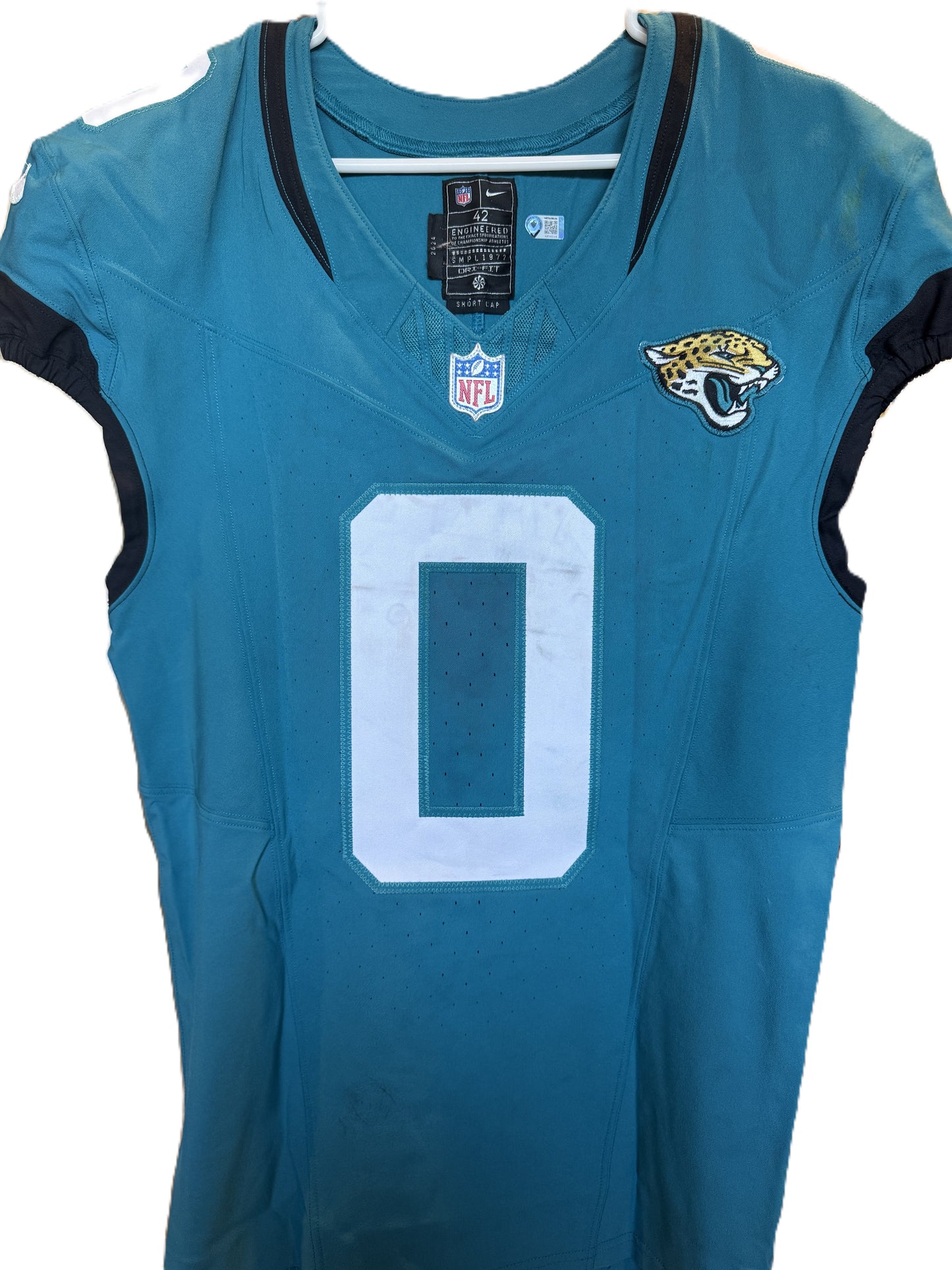 Devin Lloyd GAME-WORN 10/12/25 Jacksonville Jaguars🐆NFL Nike Jersey👕vs. Seahawks