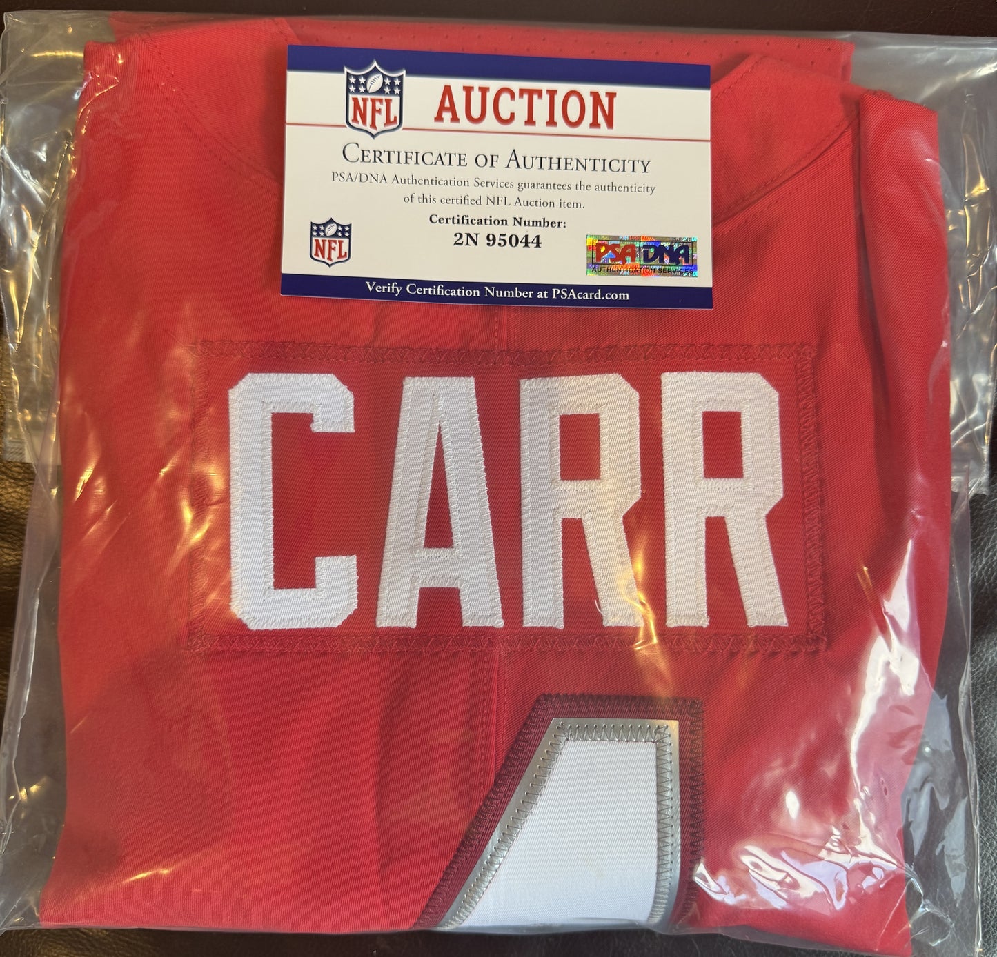 Derek Carr Game-Issued🦾Pro Bowl NFL On-Field Jersey👕Las Vegas Raiders🏴☠