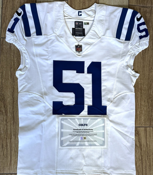 Kwity Paye TEAM ISSUED💪2022 Season Indianapolis Colts NFL Nike Jersey Inc.COA