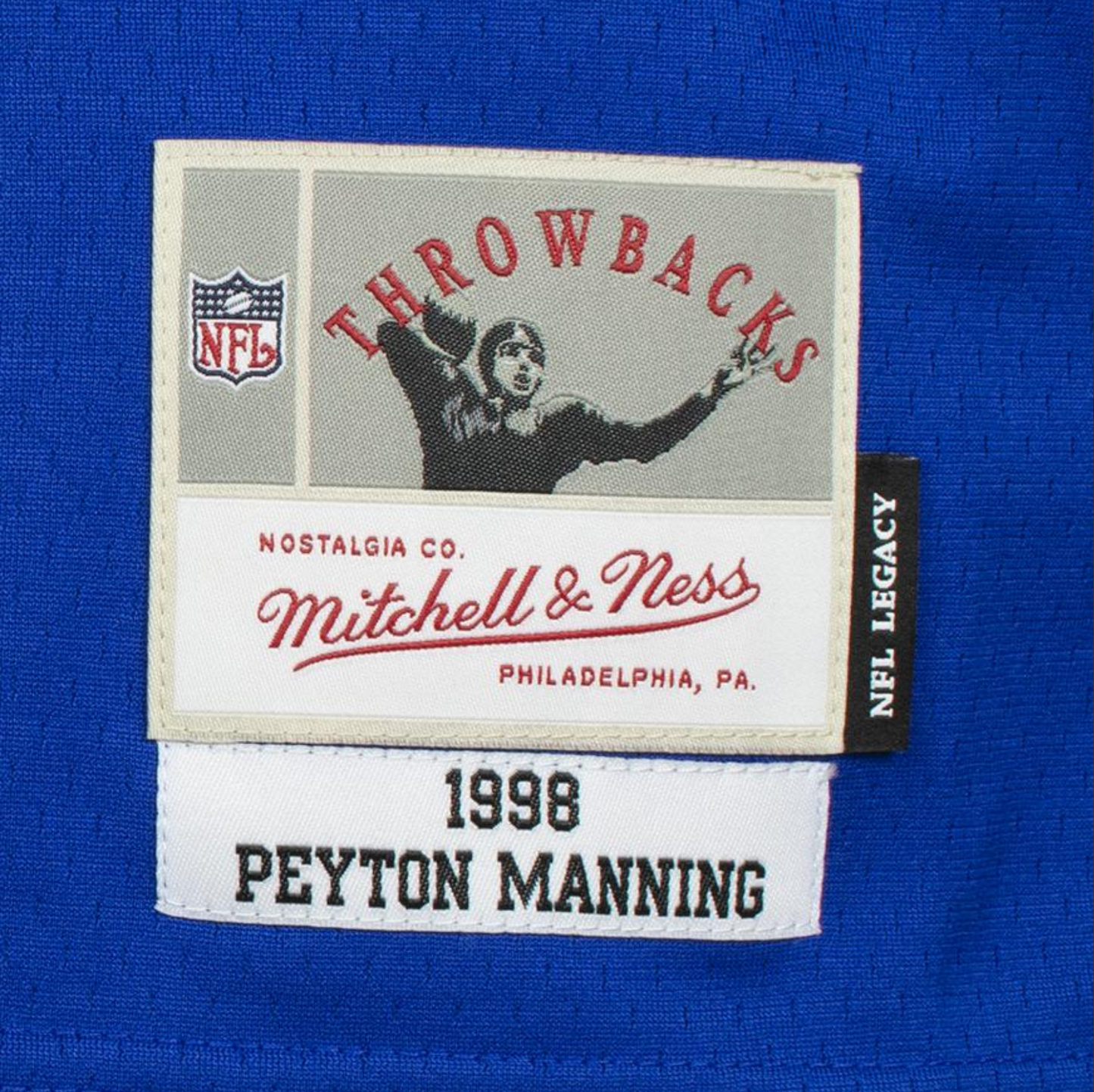 Peyton Manning Hand Signed Indianapolis Colts Mitchell & Ness Throwback NFL Jersey Inc. Fanatics Authenticity 🛡️