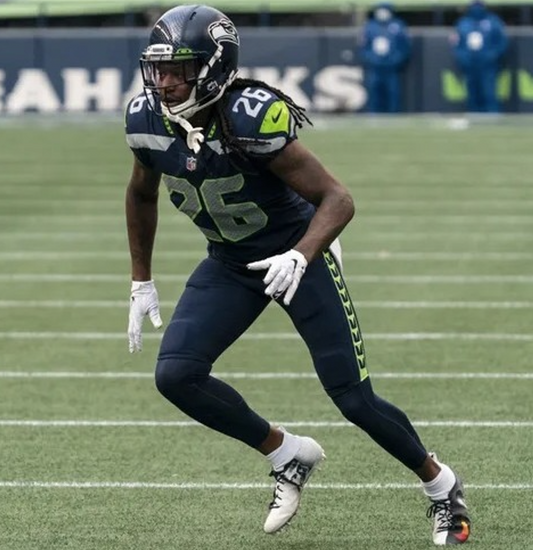 Shaquill Griffin GAME-WORN 💪 10/14/18 Seattle Seahawks NFL Jersey 👕 Inc. PSA COA 🧾🌍 vs. Oakland Raiders in London