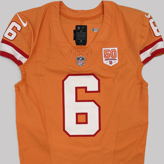 Baker Mayfield TEAM-ISSUED Tampa Bay Buccaneers On-Field NFL Creamsicle Jersey