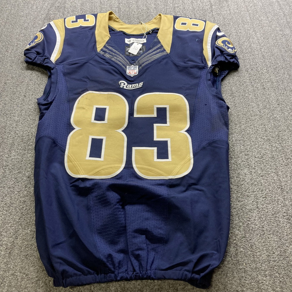 Brian Quick GAME-WORN💪10/23/16 PHOTO MATCHED📸Los Angeles Rams🐏NFL Jersey👕 vs. New York Giants