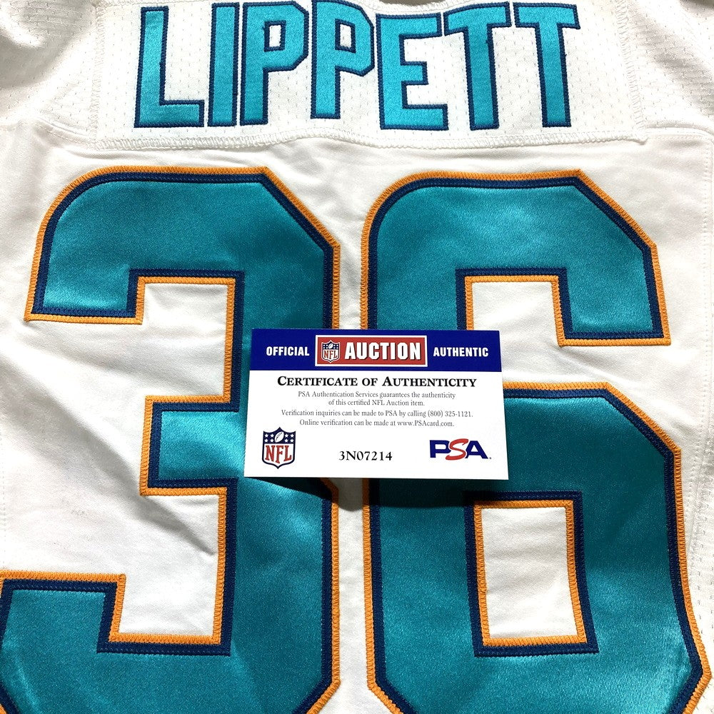 Tony Lippett TEAM ISSUED Miami Dolphins π¬ Nike On-Field NFL Jersey π Inc. PSA Authenticity π‘οΈ