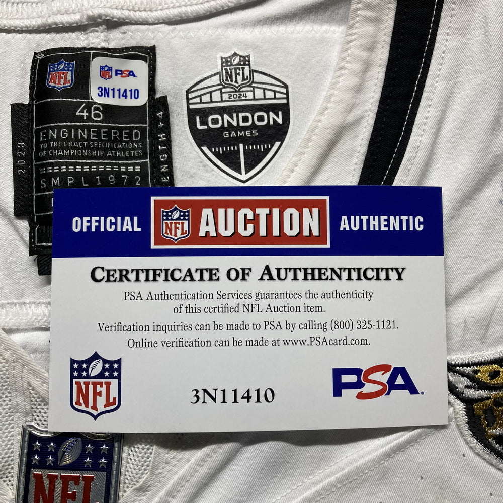 Arik Armstead GAME-USED💪10/13/24 Jacksonville Jaguars🐆NFL Jersey👕vs.Bears🌍