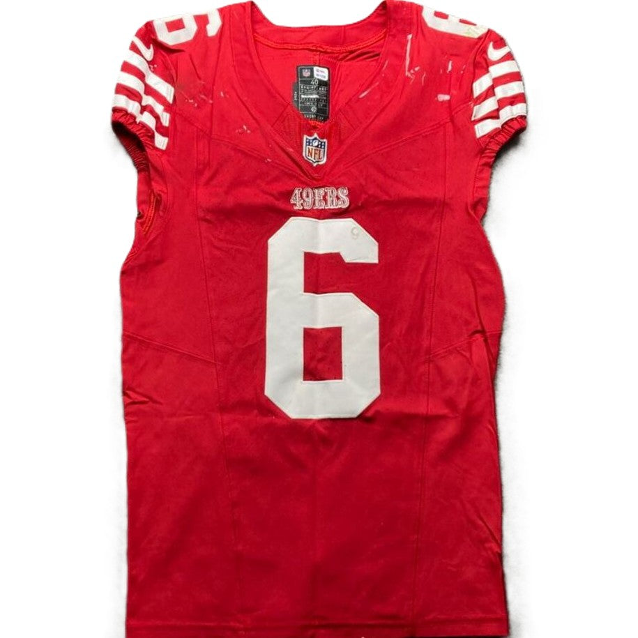 Malik Mustapha GAME WORN 10/20/24 PHOTO MATCHED πΈ San Francisco 49ers NFL Jersey vs Kansas City Chiefs Also includes PSA COA π‘οΈ
