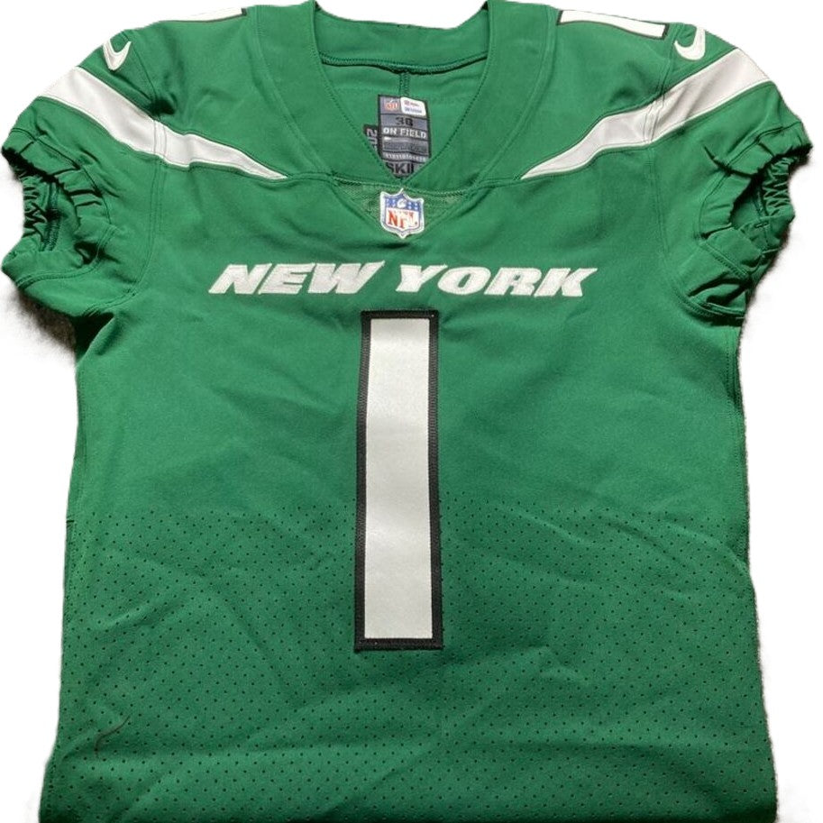 Sauce Gardner Signed βοΈ New York Jets AUTHENTIC Nike NFL Jersey π Inc. PSA Certificate of Authenticity π