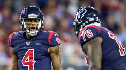 Laremy Tunsil + Deshaun Watson Hand Signed ✍️ Houston Texans Full-Size Eclipse Helmet 💪 Also includes PSA Authenticity 🛡️
