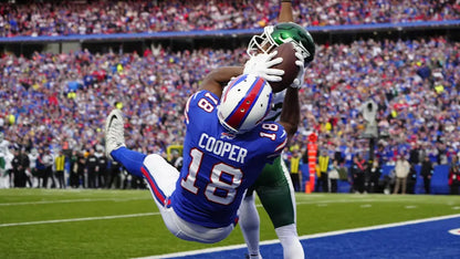Amari Cooper Hand-Signed✍️Buffalo Bills🐃Full-Size Authentic On-Field Salute To Service Alternate Speed Helmet