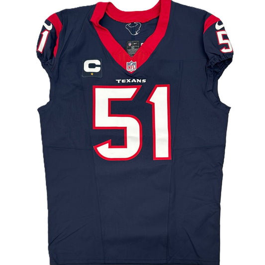 Will Anderson Jr GAME-ISSUED 💪 Houston Texans 🐂 NFL Jersey 👕 Nike Includes COA 💯
