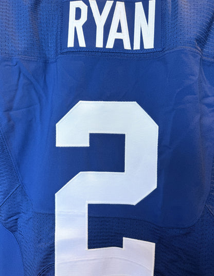 Matt Ryan GAME ISSUED 💪 Indianapolis Colts 🐎 Nike NFL Jersey 👕 Includes COA📄 & Captain's Patch