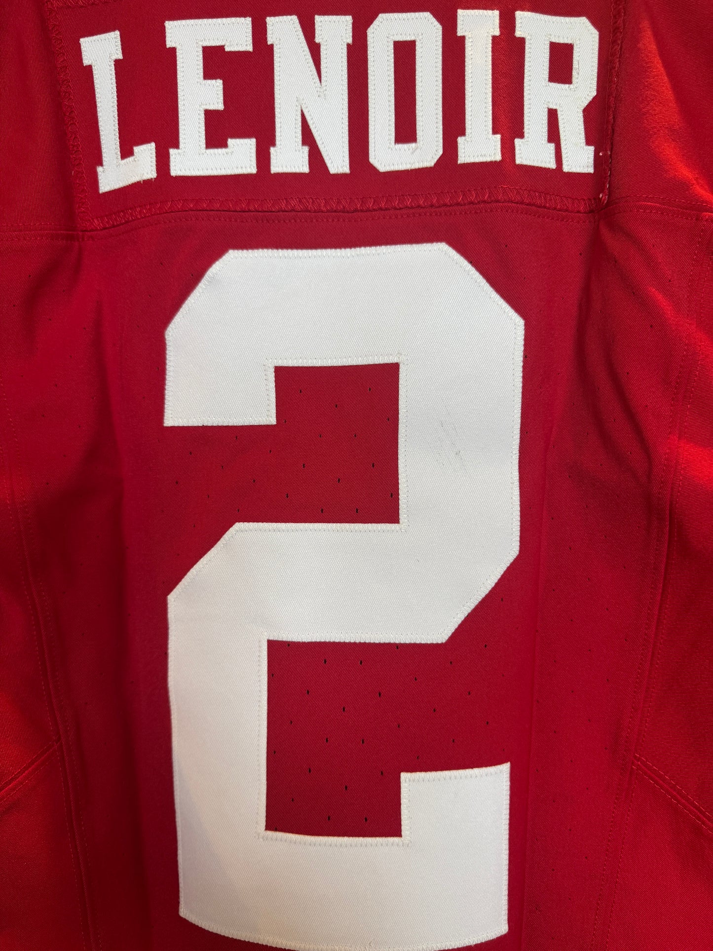 Deommodore Lenoir GAME WORN 💪 11/17/24 San Francisco 49ers Nike NFL Jersey 👕 vs Seattle Seahawks Inc. PSA Authenticity