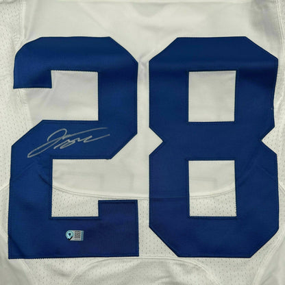 Jonathan Taylor SIGNED TEAM ISSUED 💪 Indianapolis Colts Nike NFL Jersey 👕 Inc COA and Captain's Patch