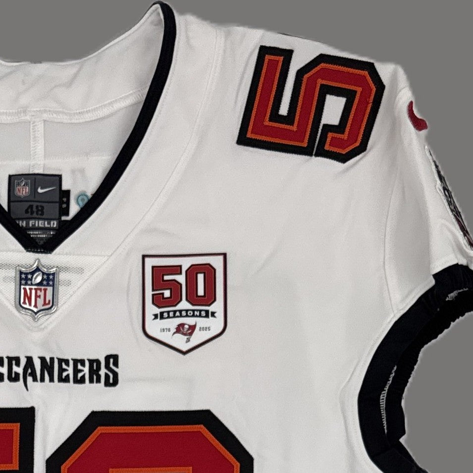 Vita Vea GAME-ISSUED💪Tampa Bay Buccaneers On-Field Nike NFL Jersey🎽Inc.COA📄