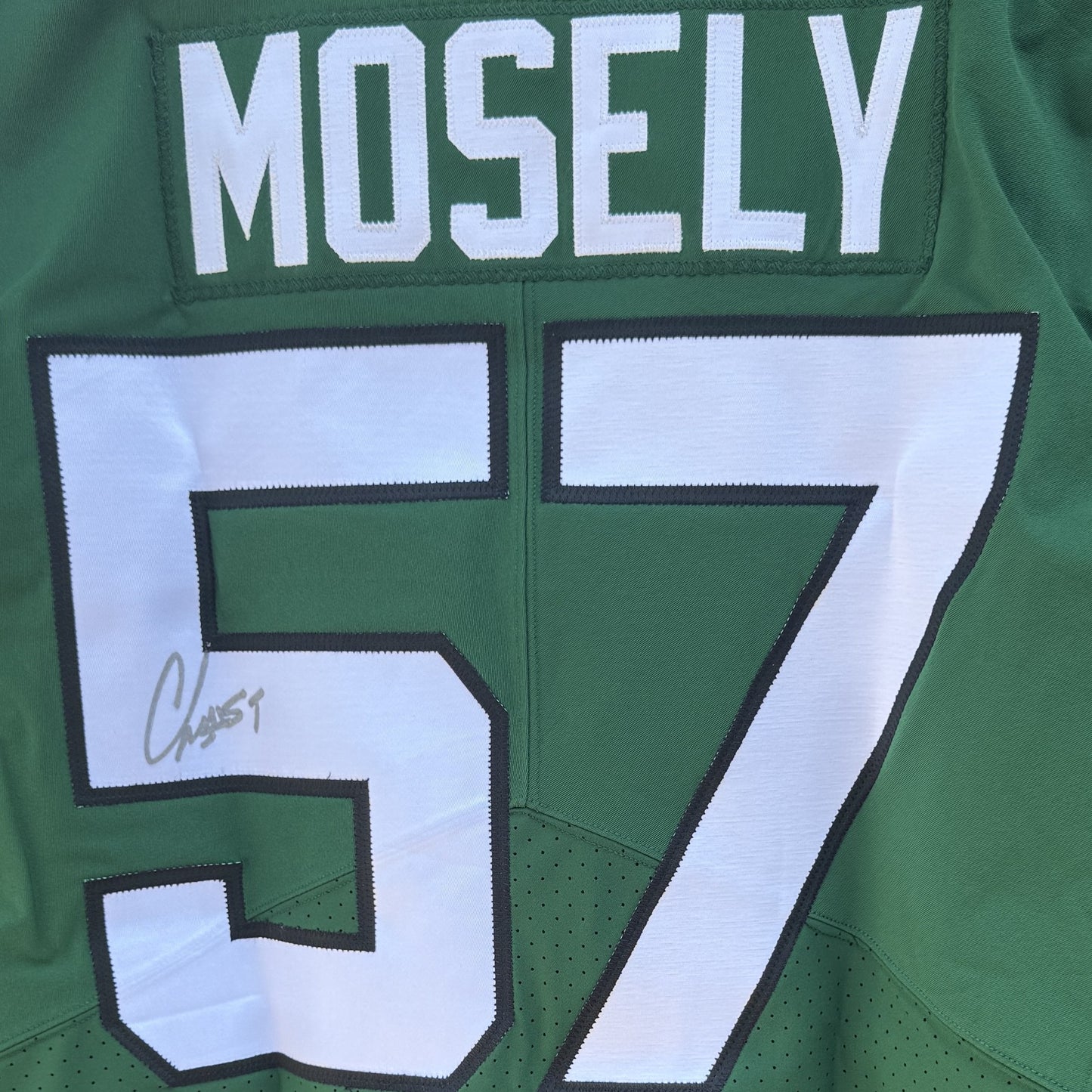 C.J. Mosley Hand Signed ✍️ New York Jets AUTHENTIC Nike NFL Jersey 👕 Also inc. PSA COA📄