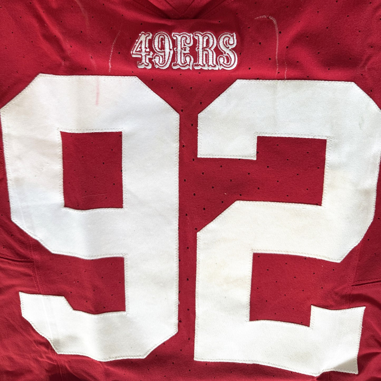 Jordan Elliott GAME USED💪10/20/24 PHOTO MATCHED📸San Francisco 49ers Jersey👕vs Kansas City Chiefs Special Crucial Catch Matchup