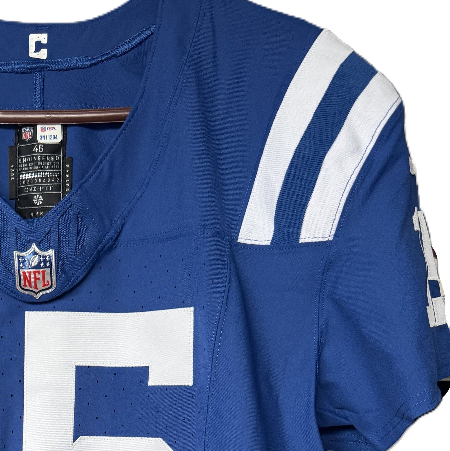 Joe Flacco Hand SIGNED ✍️ TEAM ISSUED 💪 Indianapolis Colts NFL Nike Jersey 👕 Inc. COA 🛡️