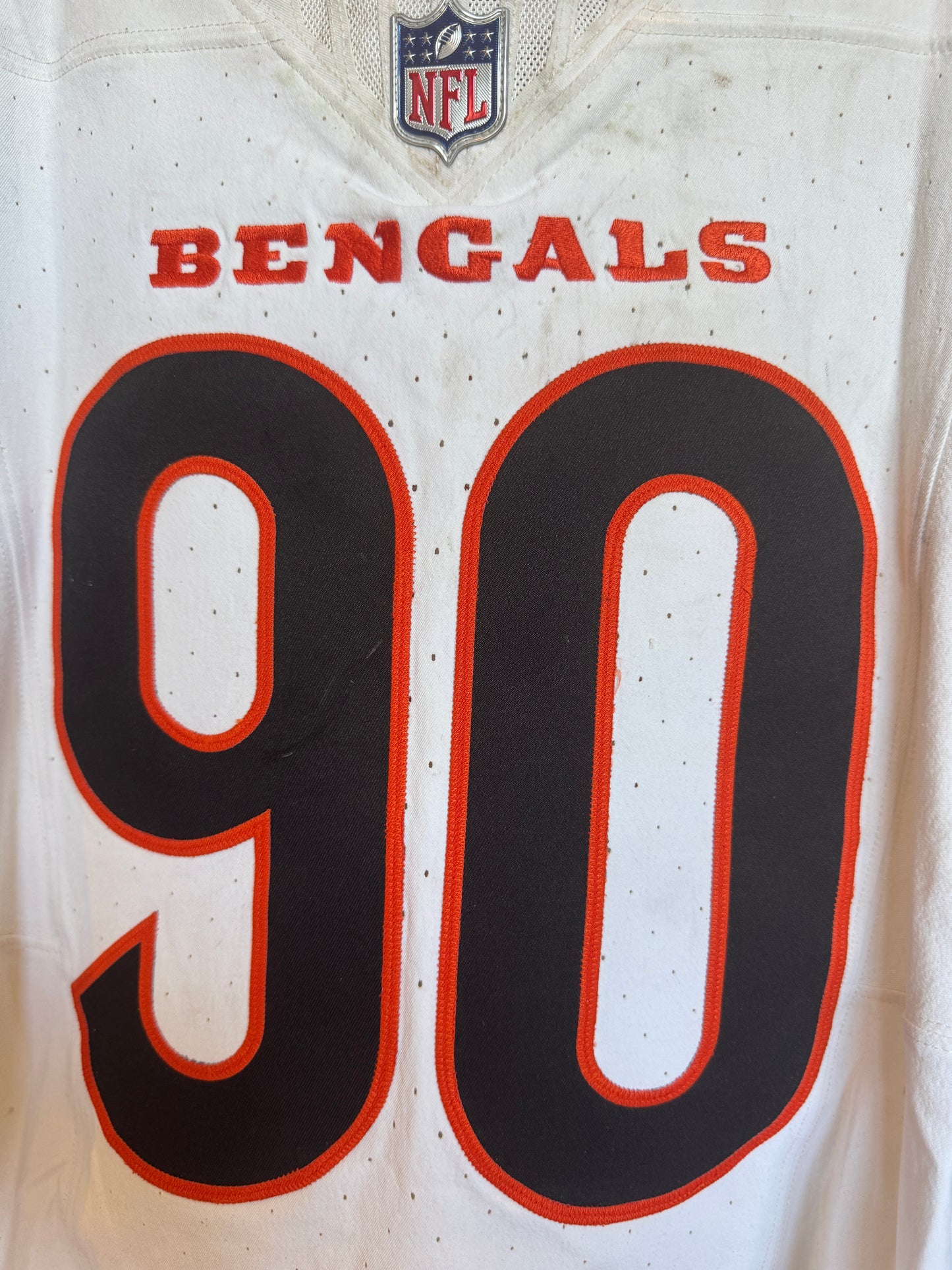 Kris Jenkins Jr. GAME-WORN 09/29/25💪Cincinnati Bengals🐅NFL Jersey vs. Denver Broncos