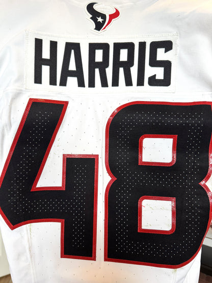 Christian Harris Playoff GAME WORN 💪 01/18/2024 Houston Texans Nike NFL Jersey 🎽 vs. Kansas City Chiefs