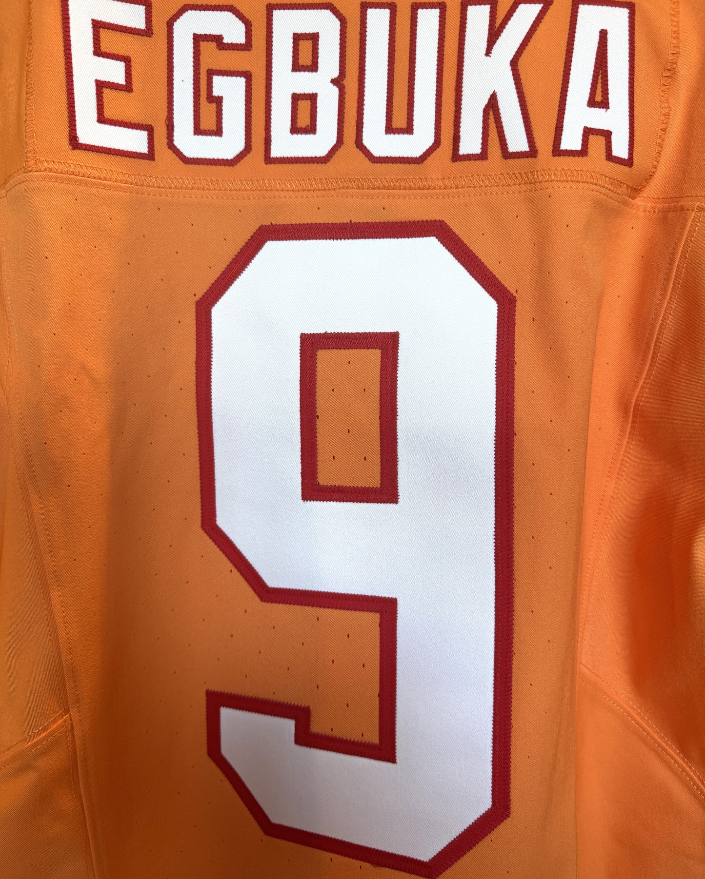 Emeka Egbuka GAME-ISSUED Tampa Bay Buccaneers On-Field NFL Creamsicle Jersey👕