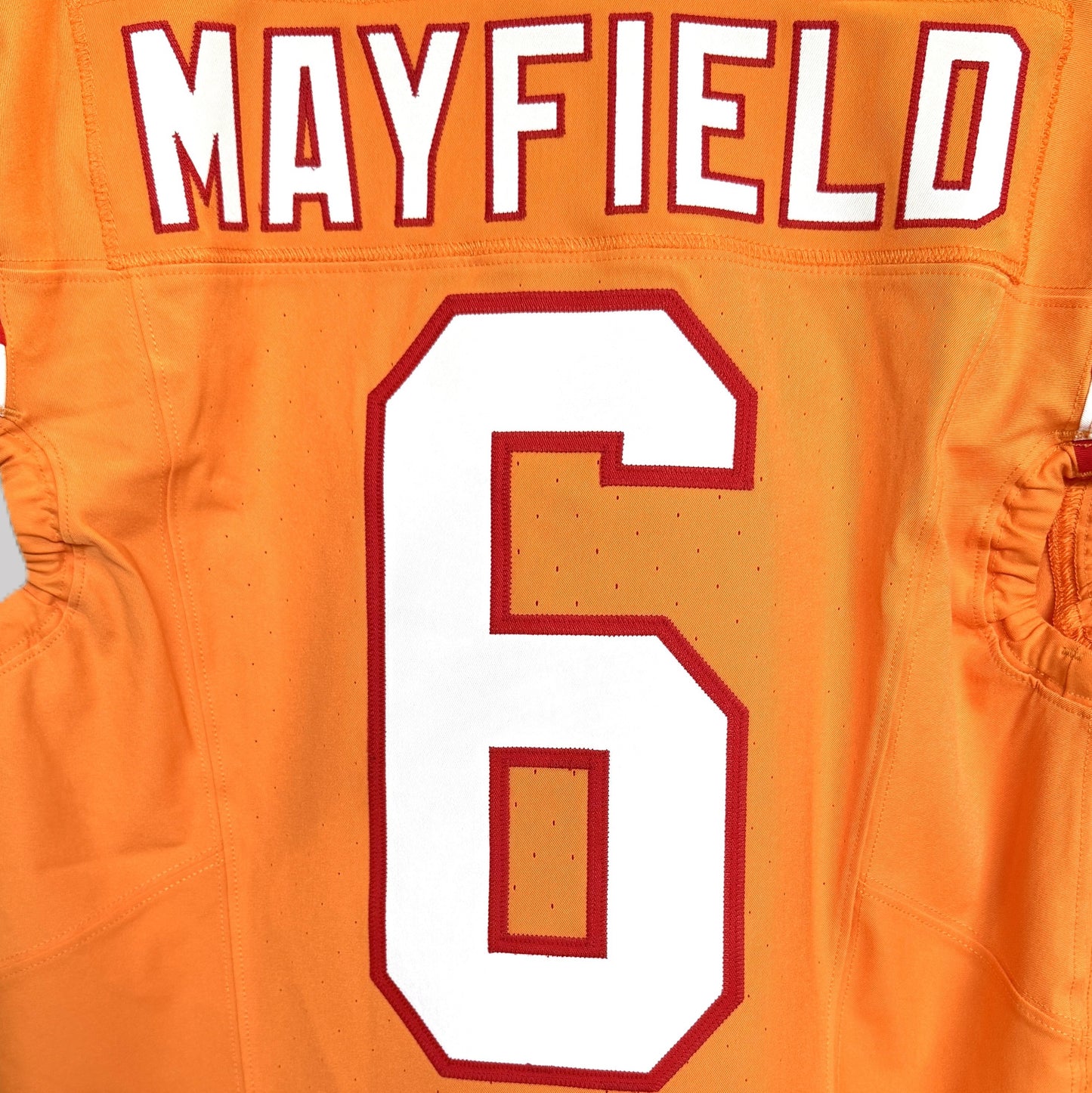 Baker Mayfield GAME ISSUED Tampa Bay Buccaneers On-Field Nike NFL Creamsicle Jersey Including COA