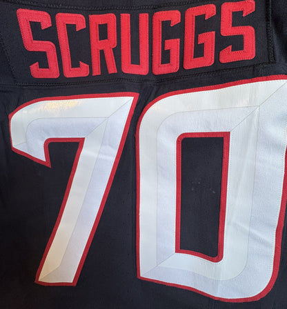 Juice Scruggs GAME WORN 💪 09/28/2025 Houston Texans Nike NFL Jersey 🎽 vs. Tennessee Titans