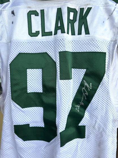 Kenny Clark GAME WORN 💪 and Signed 🖋️ Green Bay Packers⚪🟢 NFL Jersey👕 Also includes Captains Patch and PSA Authenticity 🛡️