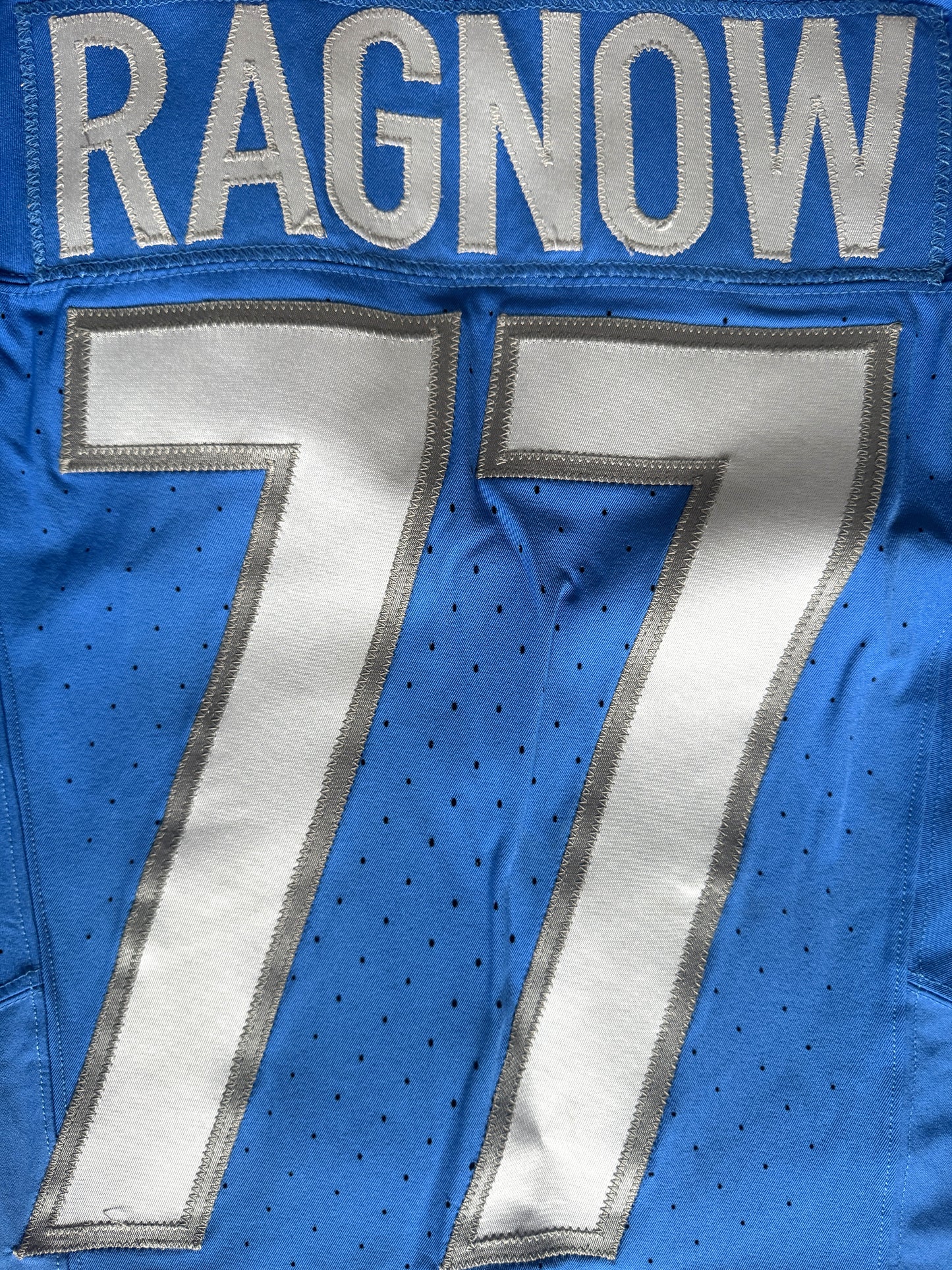 Frank Ragnow GAME WORN 💪 11/19/23 Detroit Lions 🦁 Nike NFL Jersey 👕 vs. Chicago Bears Salute 2 Service game  Inc. PSA Certification 🛡️