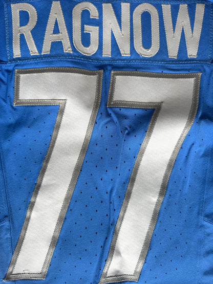 Frank Ragnow GAME WORN 💪 11/19/23 Detroit Lions 🦁 Nike NFL Jersey 👕 vs. Chicago Bears Salute 2 Service game  Inc. PSA Certification 🛡️