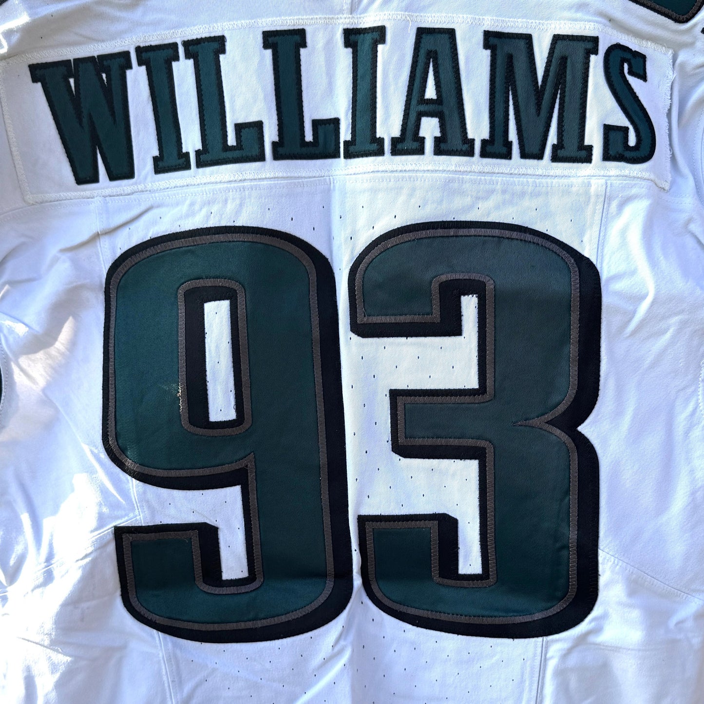 Milton Williams GAME WORN💪09/06/2024 Philadelphia Eagles🦅Nike NFL Jersey👕vs. Green Bay Packers matchup in São Paulo, Brazil