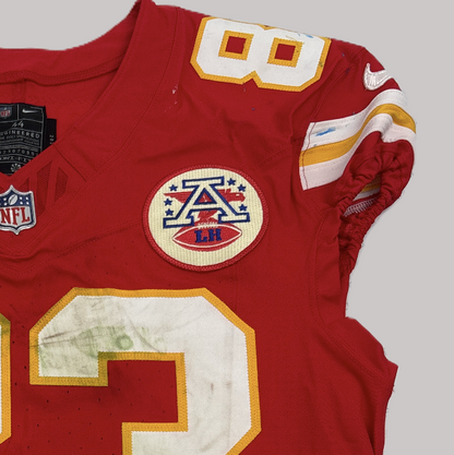 Noah Gray GAME WORN 10/12/25 Kansas City Chiefs NFL Jersey vs. Lions inc. COA🛡️