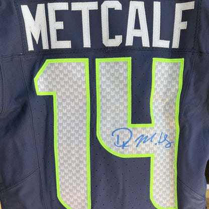 DK Metcalf Hand-Signed Seattle Seahawks Nike Authentic NFL Jersey Rare Memorabilia - PSA Certified