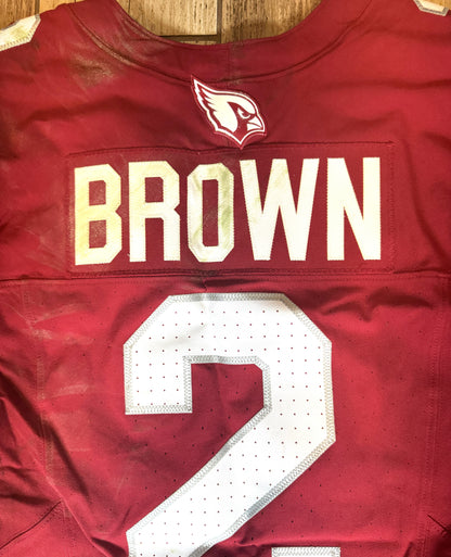 Marquise Brown GAME WORN💪11/12/23 PHOTO MATCHED Arizona Cardinals NFL Jersey WIN vs. Falcons