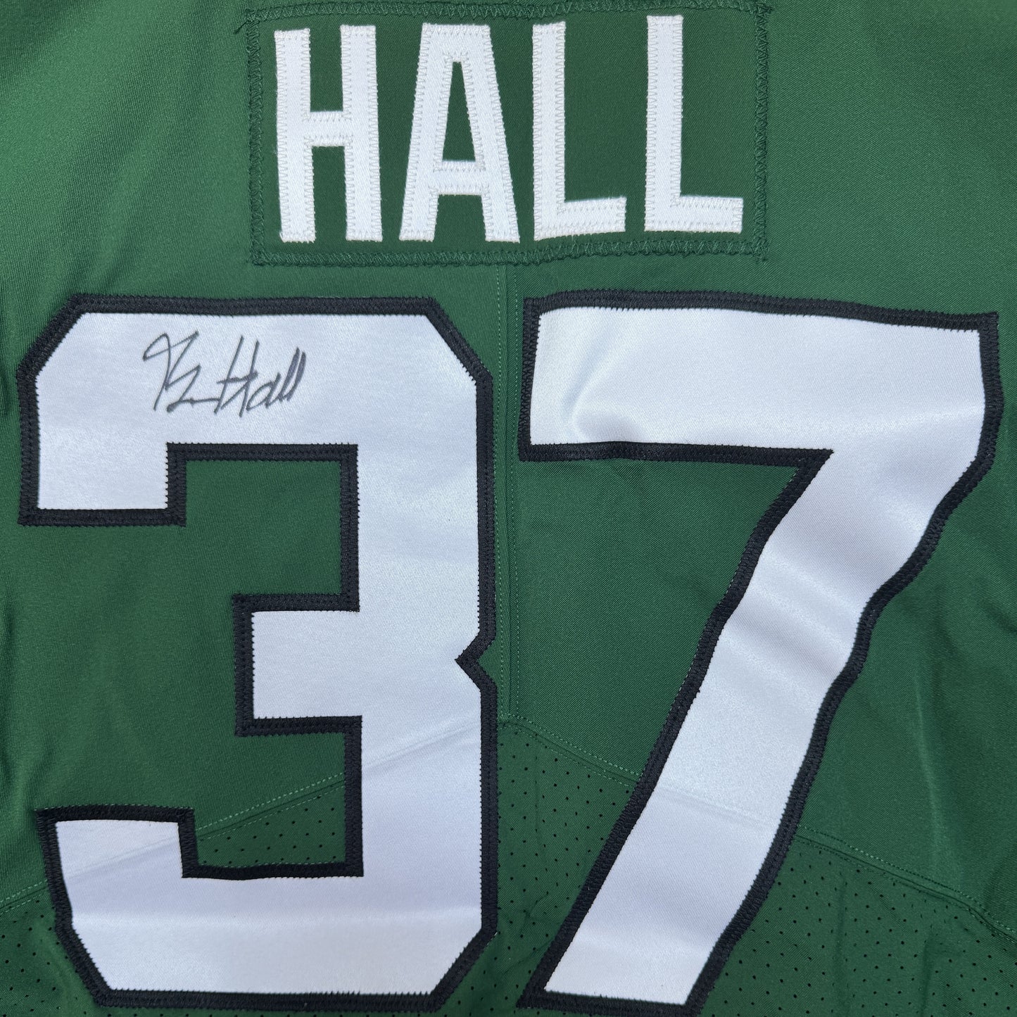 Bryce Hall Hand Signed AUTHENTIC 💪 New York Jets Jersey 👕 Also includes Professional Sports Authenticator COA 🛡️