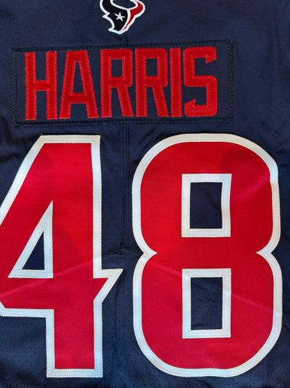 Christian Harris TEAM-ISSUED 💪 Color Rush 🎨 Houston Texans NFL Jersey 👕 Also Inc. COA🛡️