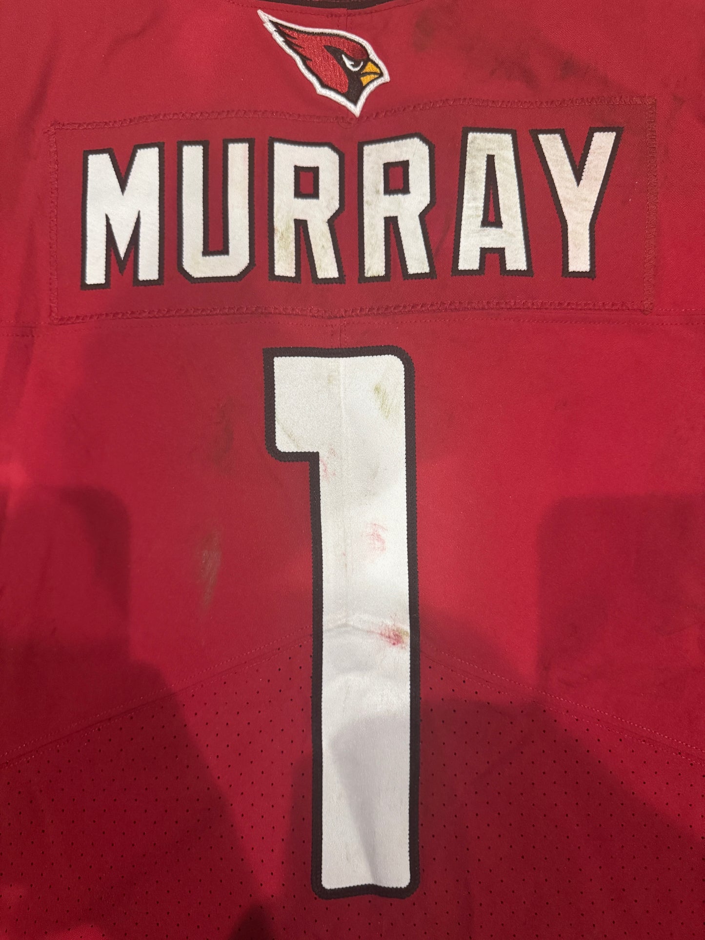 Kyler Murray GAME WORN 11/06/22 PHOTO MATCHED Arizona Cardinals NFL Jersey vs Seattle Seahawk Also includes PSA COA