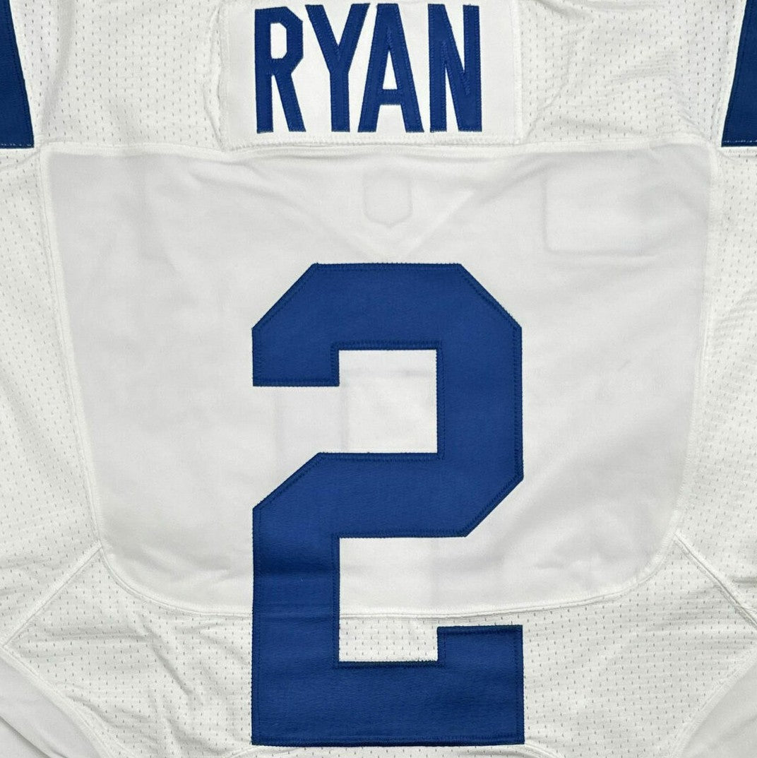 Matt Ryan TEAM / GAME ISSUED 💪 Indianapolis Colts 🐎 Nike NFL Jersey 👕 Inc. COA and Captain's Patch
