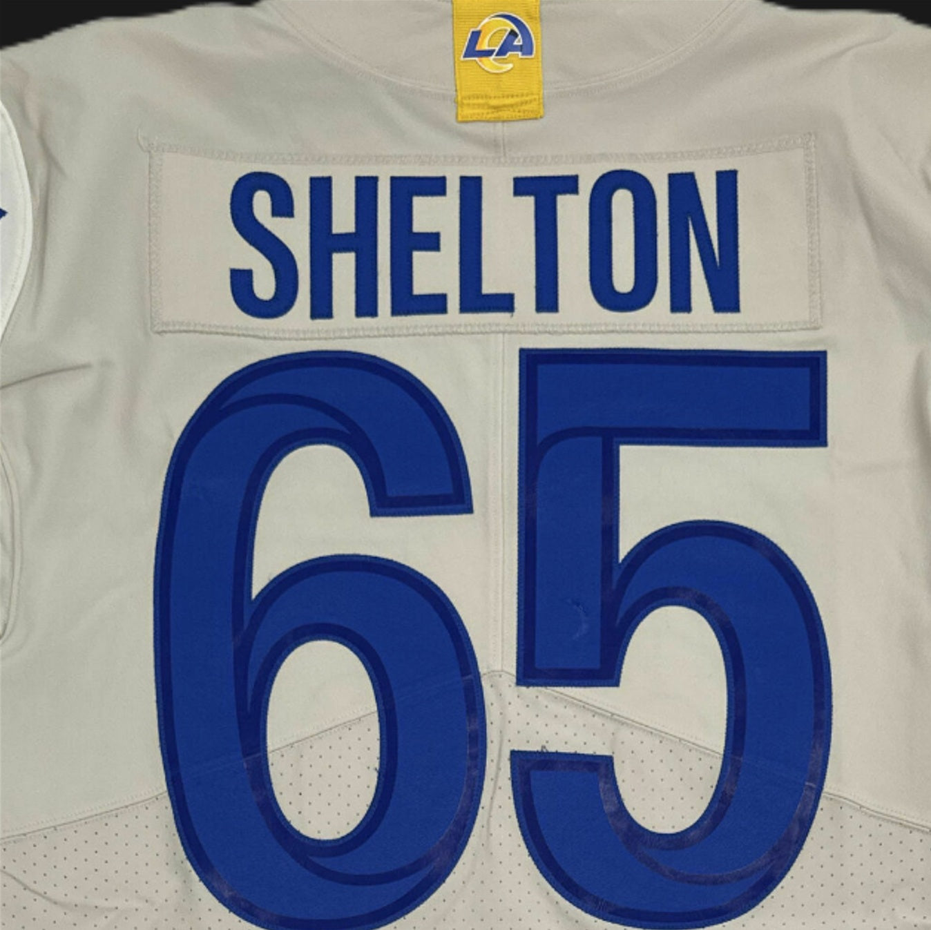 Coleman Shelton GAME ISSUED Los Angeles Rams Nike NFL On-Field Jersey 👕 Inc. COA 🔥
