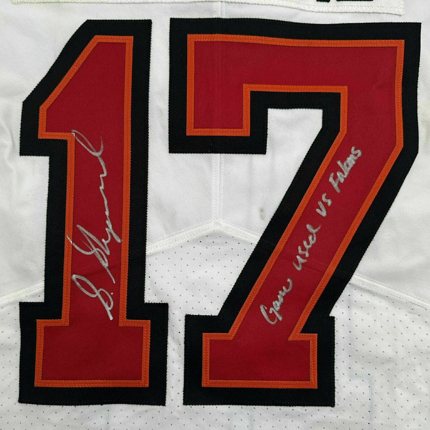 Sterling Shepard Signed & Inscribed GAME WORN 09/07/25 Tampa Bay Buccaneers Nike NFL Jersey vs. Atlanta Falcons Includes COA 📄