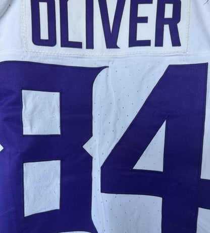 Josh Oliver GAME WORN 💪 09/28/25 PHOTO MATCHED  📸 Minnesota Vikings vs Pittsburgh Steelers NFL Jersey Also includes PSA Authentication