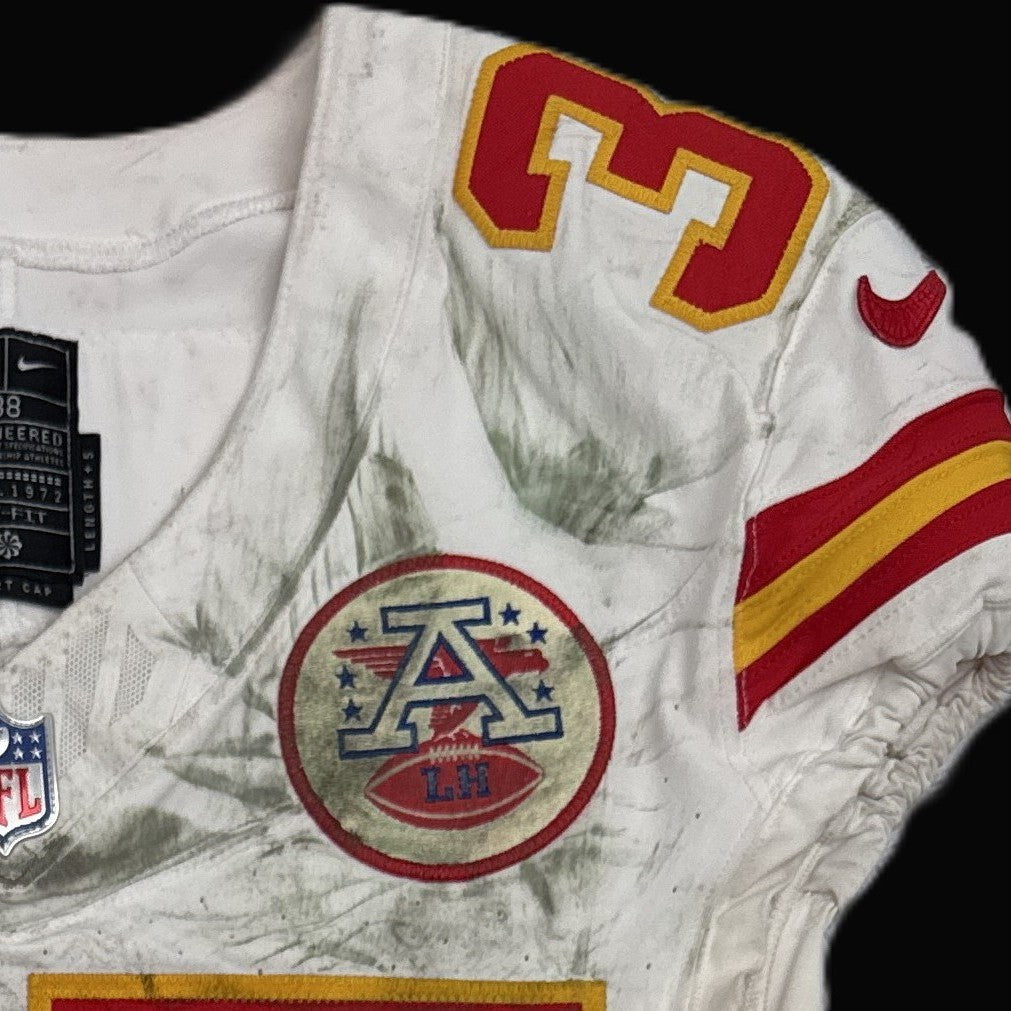 Jaylen Watson GAME WORN 💪 10/06/25 Kansas City Chiefs NFL Jersey 🎽 vs. Jaguars inc. COA 🛡️