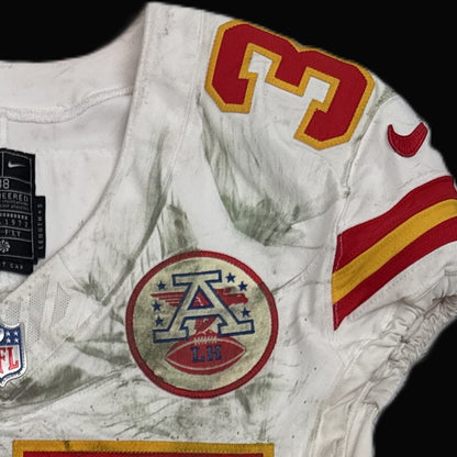 Jaylen Watson GAME WORN 💪 10/06/25 Kansas City Chiefs NFL Jersey 🎽 vs. Jaguars inc. COA 🛡️