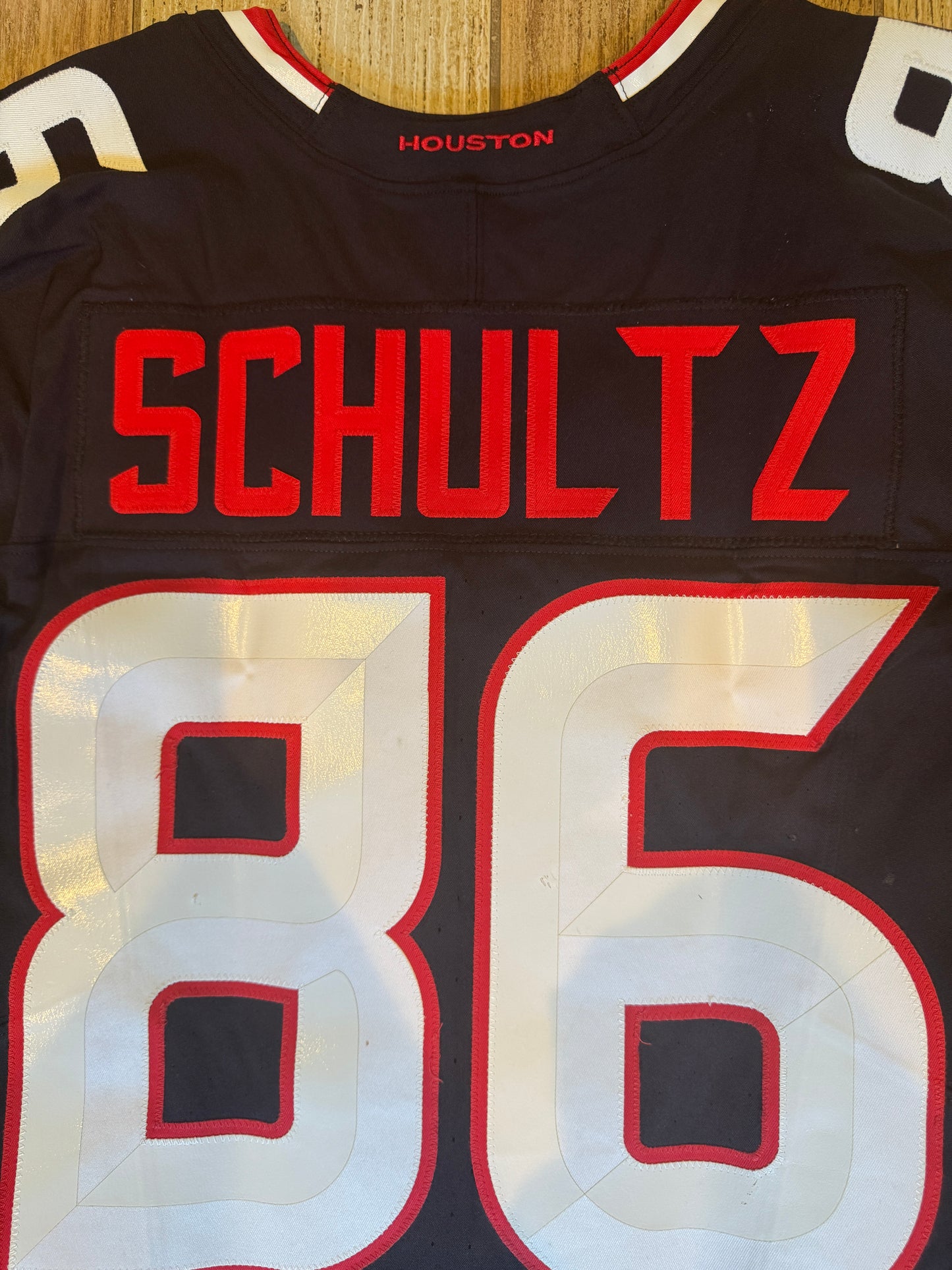 Dalton Schultz GAME WORN 💪 Houston Texans 🐂 Nike NFL Jersey👕 Salute to Service Game Also includes COA 🛡️