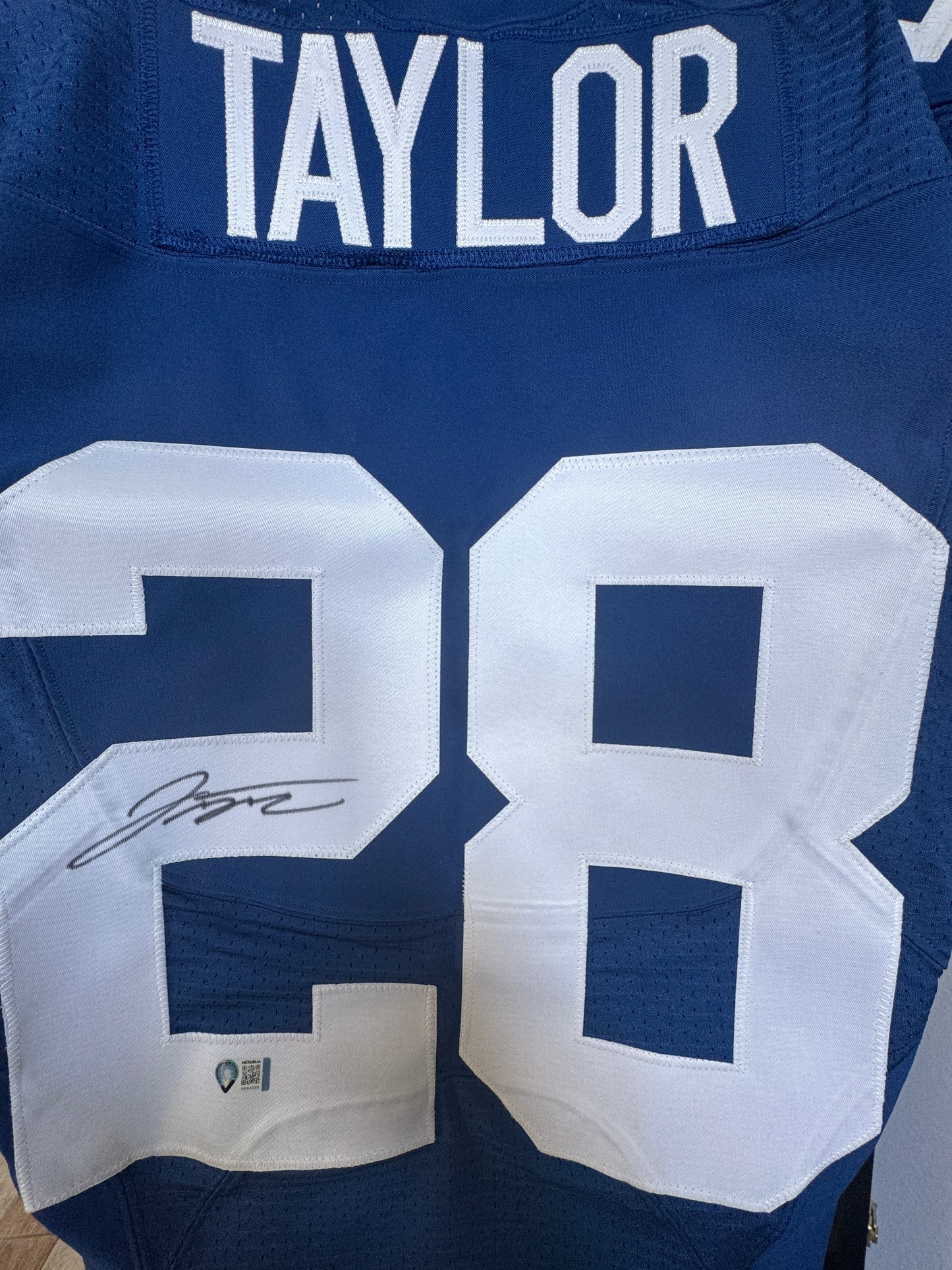 Jonathan Taylor SIGNED TEAM ISSUED Indianapolis Colts Nike NFL Jersey 👕 Inc. COA
